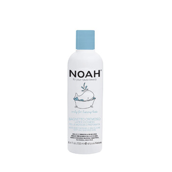 Gel de dus cremos cu lapte & zahar pentru copii ,  Noah, 250 ml