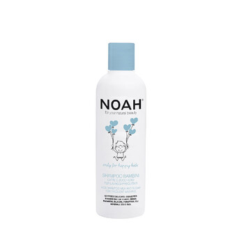 Sampon cu lapte & zahar pentru spalare frecventa pentru copii, Noah, 250 ml