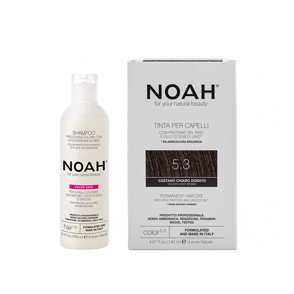 Set Color & Protect, Saten auriu deschis, 5.3, Noah