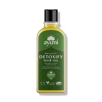 Ulei detoxifiant pentru par gras si scalp iritat, AYUMI, 150 ml