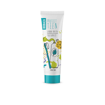 Pasta de dinti naturala fara fluor pentru copii 7+ si adolescenti, cu menta, Biobaza, 75 ml