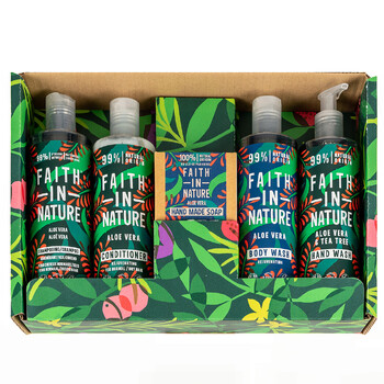 Set ritual de ingrijire Faith in Nature  cu Aloe Vera, 5 pcs.