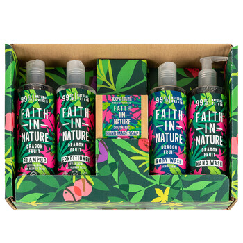 Set ritual de ingrijire Faith in Nature cu Fructul Dragonului, 5 pcs