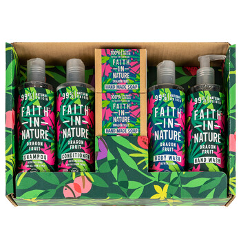 Set ritual de ingrijire Faith in Nature cu Fructul Dragonului, 6 pcs
