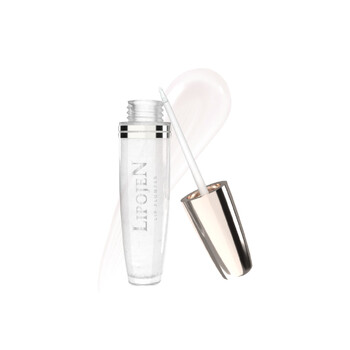 Ruj lichid volumizant semi-mat cu colagen, CRYSTAL CLEAR, nr. 1, LIPOJEN, 5 ml