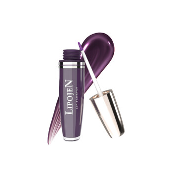 Ruj lichid volumizant semi-mat cu colagen, TEMPTATION, nr. 8, LIPOJEN, 5 ml
