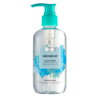 Sapun lichid natural cu aloe vera si pantenol, AQUA POWER, BIOBAZA, 250 ml
