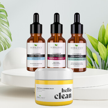 Set Rutina antirid, luminozitate & fermitate, Retinol + vitamina E, Bio Balance