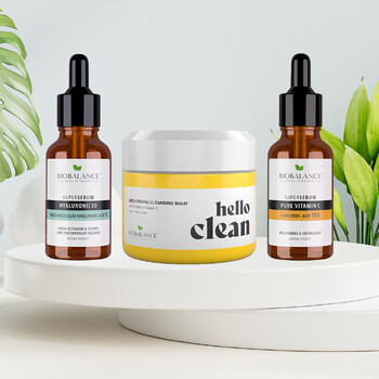Set Rutina antirid & luminozitate, impotriva petelor pigmentare, vitamina C, Bio Balance