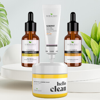 Set Rutina impotriva petelor pigmentare, sun spots & age spots, vitamina C, Bio Balance