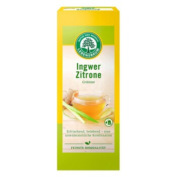 Ceai cu ghimbir si lamaie ecologic