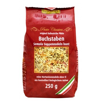 Fidea supa litere colorate