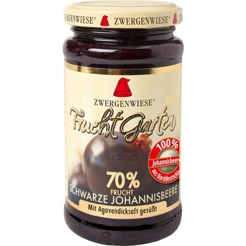 Gem de coacaze negre FARA ZAHAR indulcit cu nectar de agave