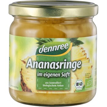 Inele de ananas in suc propriu