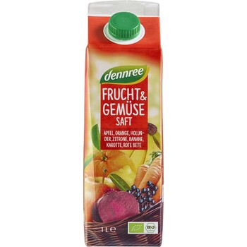 Suc rosu bio de fructe si legume 