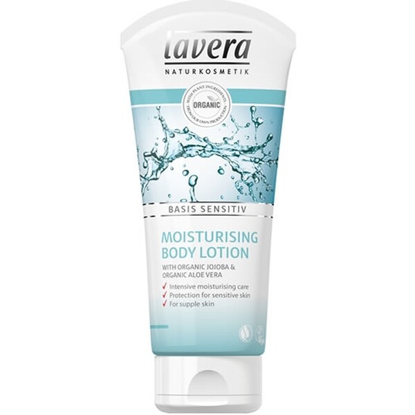 Lotiune de corp cu jojoba si aloe vera, Basis Sensitiv - LAVERA