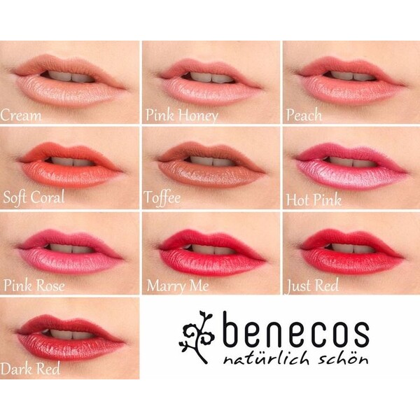 Ruj de buze bio Pink Rose - Benecos