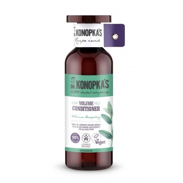 Balsam bio volum pentru toate tipurile de par, 500 ml - Dr. Konopka