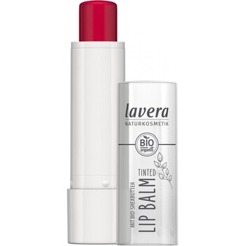 Balsam de buze bio colorat Strawberry Red 03 - LAVERA