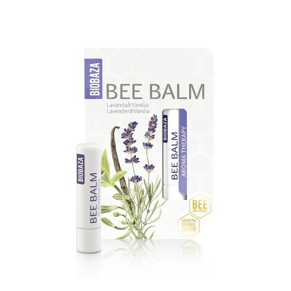 Balsam de buze cu lavanda si vanilie - BIOBAZA