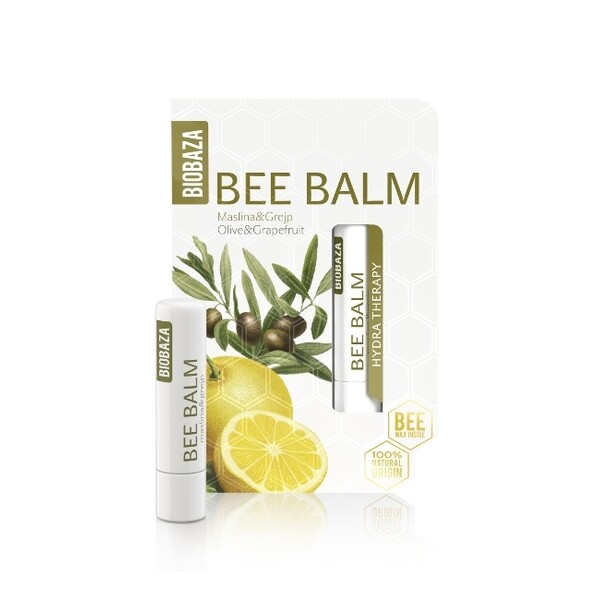 Balsam de buze cu ulei de masline si grapefruit  - BIOBAZA