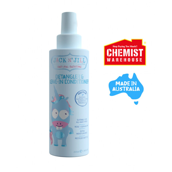 Balsam de par leave-in pentru descurcarea parului copiilor, 200ml - Jack n Jill