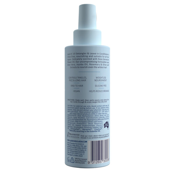 Balsam de par leave-in pentru descurcarea parului copiilor, 200ml - Jack n Jill