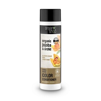 Balsam de par protectia culorii cu orhidee si jojoba Golden Orchid, 280 ml - Organic Shop