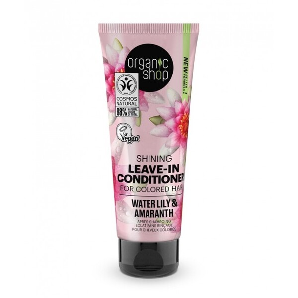 Balsam leave-in stralucire par vopsit Water Lily & Amaranth, 75ml