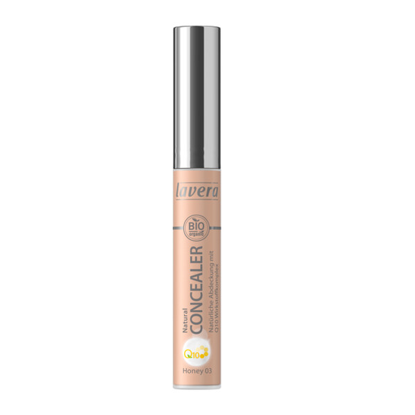 Corector bio cu coenzima Q10 pentru cearcane si roseata Honey 03, 5.5 ml - LAVERA