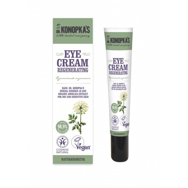 Crema contur ochi regeneranta pentru ten uscat sau sensibil, 20 ml - Dr. Konopka