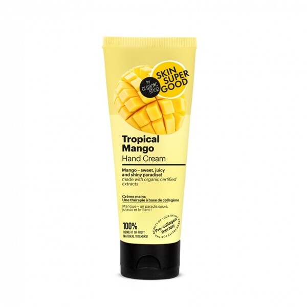 Crema de maini Tropical Mango, terapie pro-collagen, 75ml - Skin Supergood