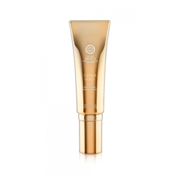 Crema de noapte concentrata antiage Youth Injection cu aur si caviar, Caviar Gold, 30 ml - Natura Siberica