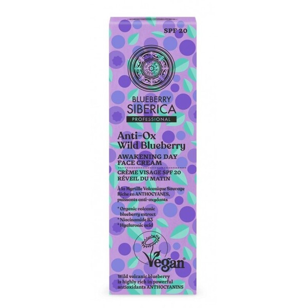 Crema de zi antioxidanta FPS20 cu niacinamida si hialuronic, 50ml - Anti-OX Wild Blueberry