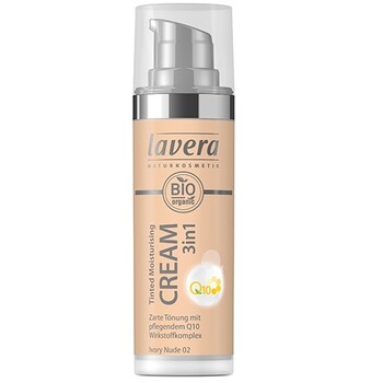 Crema nuantatoare 3-in-1 cu coenzima Q10 - Ivory Nude 02, 30ml - LAVERA