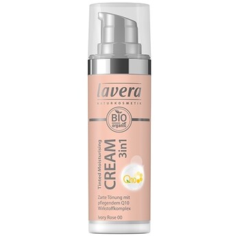 Crema nuantatoare 3-in-1 cu coenzima Q10 - Ivory Rose 00, 30ml - LAVERA