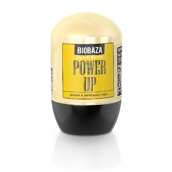 Deodorant natural pentru barbati POWER UP (lamaie si bergamot) - BIOBAZA