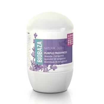 Deodorant natural pentru femei PURPLE FRESHNESS (lavanda si bergamot) - BIOBAZA