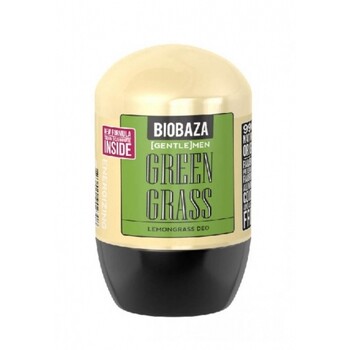 Deodorant natural roll-on pentru barbati GREEN GRASS (lemongrass) - BIOBAZA