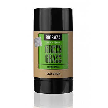 Deodorant stick natural pentru barbati Green Grass, lemongrass - BIOBAZA