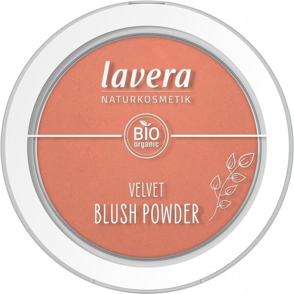 Fard de obraz bio Velvet Blush Powder, Rosy Peach 01, 5g - LAVERA
