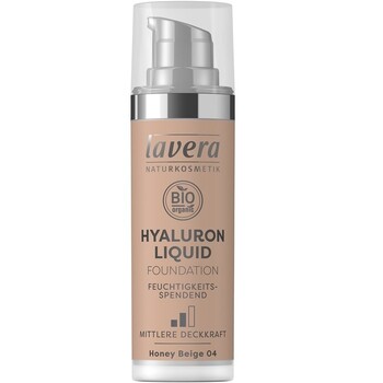 Fond de ten bio Hyaluron Liquid Honey Beige 04, 30ml - LAVERA