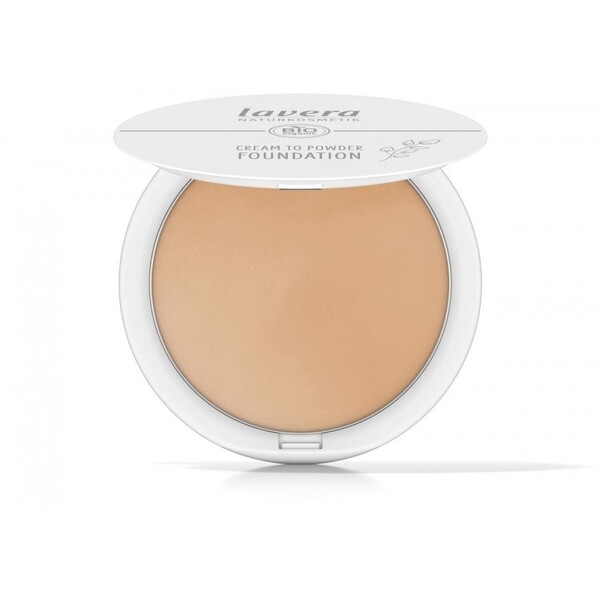 Fond de ten compact Cream to Powder, Tanned 02 - LAVERA