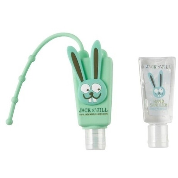 Gel antibacterian pentru maini Bunny, cu suport si rezerva 2 x 29ml - Jack n' Jill