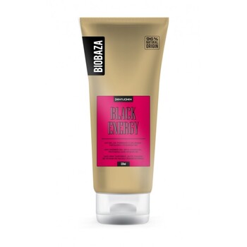 Gel de dus 2 in 1 pentru barbati BLACK ENERGY (carbune si patchouli), 220 ml - BIOBAZA