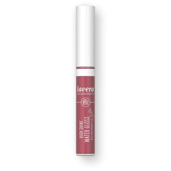 Gloss bio pentru buze High Shine Water Gloss, Hot Cherry 02 - LAVERA