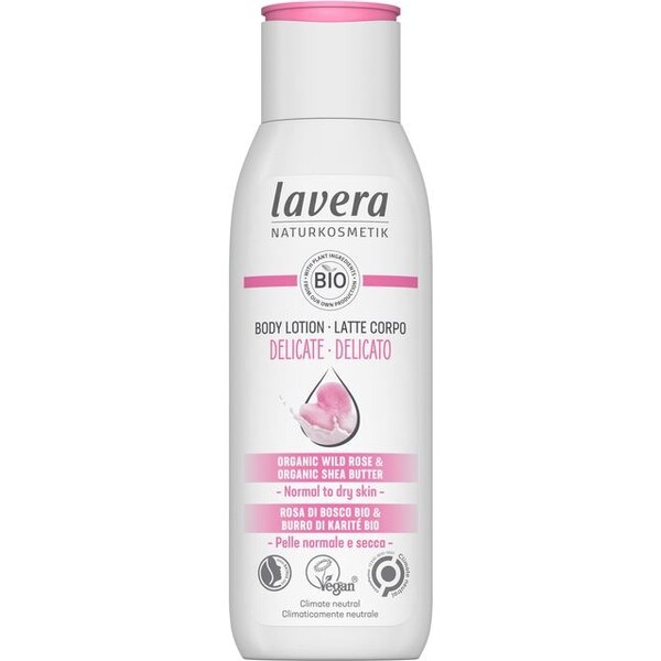 Lotiune de corp delicata cu trandafiri - LAVERA