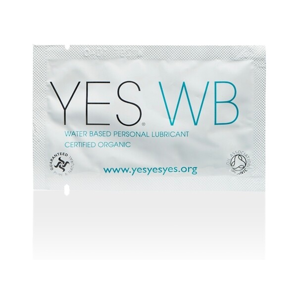 Lubrifiant organic pe baza de apa, plic 7 ml - YES