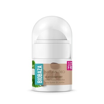 MINI Deodorant natural pentru femei SILKY COMFORT, 20ml - BIOBAZA