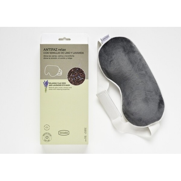 Masca ochi relaxanta cu seminte de in si lavanda - Irisana